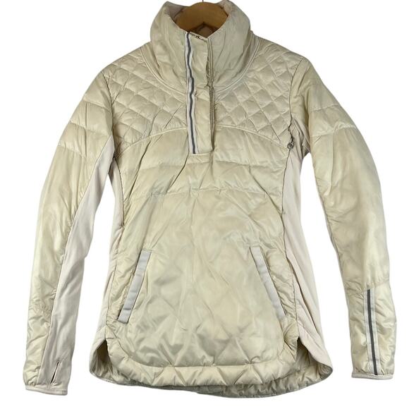 Lululemon Jackets & Blazers - Lululemon Goose Down Jacket Womens 8 What the Fluff 800 Fill‎ Quilted Running